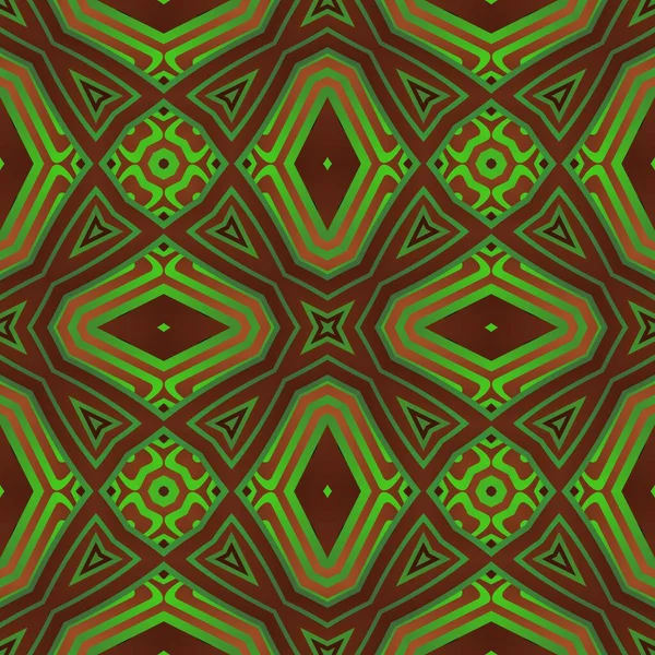 Abstrakt Bakgrund Med Sömlös Strukturerad Grön Färg Kombination Med Mörkgul — Stock vektor