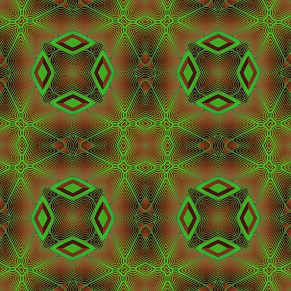 Абстрактний Фон Безшовним Текстурованим Зеленим Кольором Поєднанні Темно Жовтим — стоковий вектор