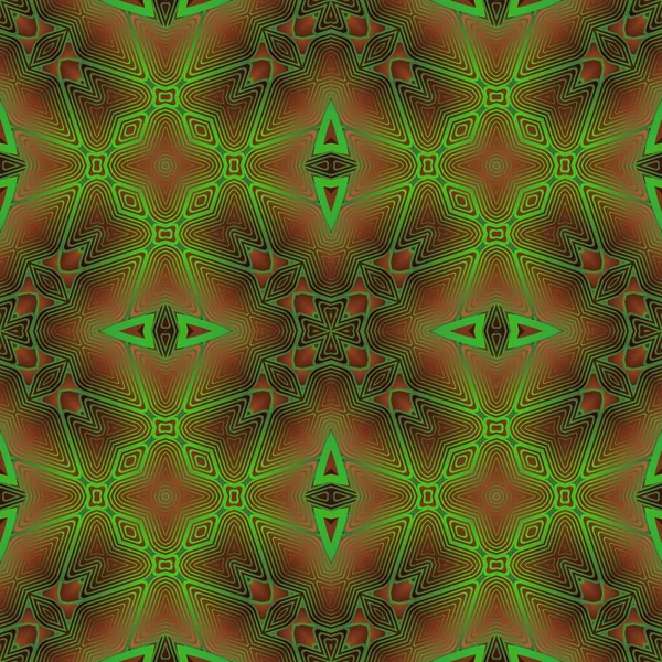Abstrakt Bakgrund Med Sömlös Strukturerad Grön Färg Kombination Med Mörkgul — Stock vektor