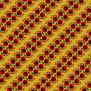Kusursuz desenli soyut arkaplan sarıyla kırmızı karışımı.