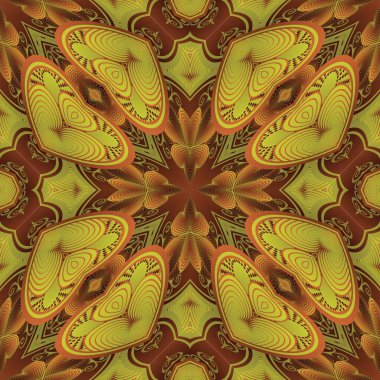 Kusursuz desenli soyut arka plan koyu kahverengi ile sarı altın karışımı.