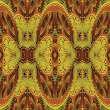 Kusursuz desenli soyut arka plan koyu kahverengi ile sarı altın karışımı.