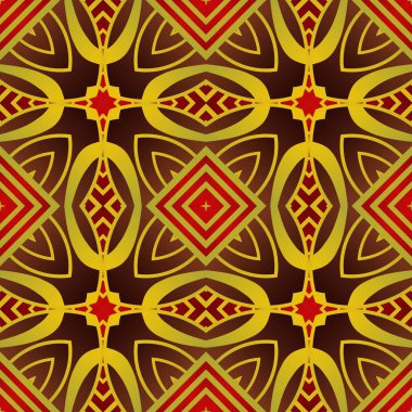 Kahverengi ve altın sarısı renklerde soyut desensiz arkaplan