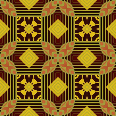 Kahverengi ve altın sarısı renklerde soyut desensiz arkaplan