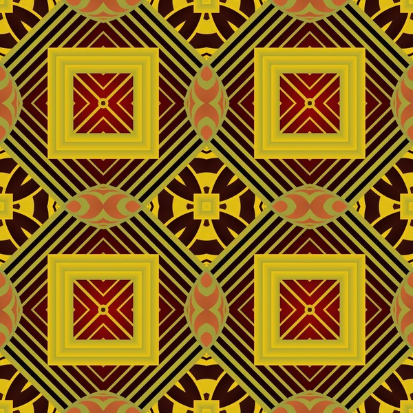 Абстрактный Текстурированный Фон Коричневых Золотисто Желтых Цветах — стоковый вектор