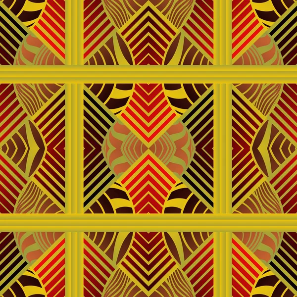 Fondo Sin Costura Texturizado Abstracto Colores Marrón Amarillo Dorado — Archivo Imágenes Vectoriales