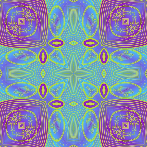 Абстрактний Безшовний Текстурований Фон Фіолетовому Жовтому Кольорах — стоковий вектор