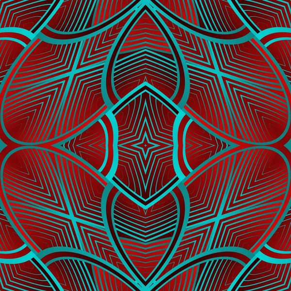 Bezešvé Texturované Abstraktní Pozadí Kaštanově Červené Kombinaci Modrou — Stockový vektor