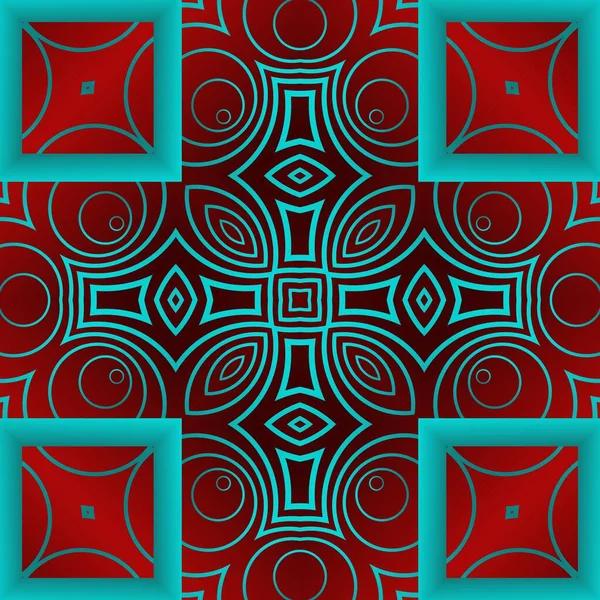 Bezszwowe Teksturowane Abstrakcyjne Tło Kolorze Bordowym Czerwonym Połączeniu Niebieskim — Wektor stockowy