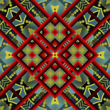 Güzel, pürüzsüz, soyut arka plan kırmızı, sarı, mavi ve siyah renklerle