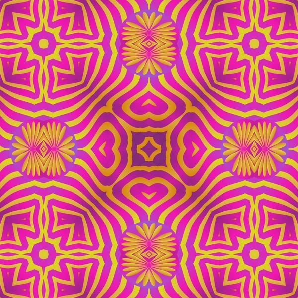 Абстрактний Безшовний Текстурований Фон Рожевих Золотих Жовтих Кольорах — стоковий вектор