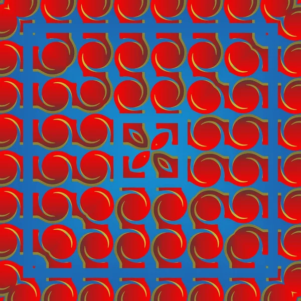 Fondo Sin Costura Texturizado Abstracto Colores Azul Rojo — Archivo Imágenes Vectoriales