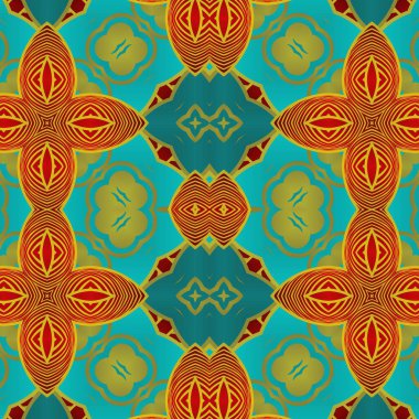 Mavi ve kırmızı renklerde soyut desensiz arkaplan