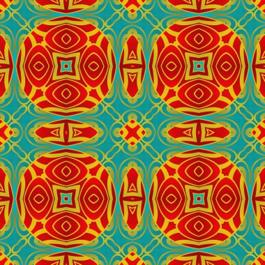 Mavi ve kırmızı renklerde soyut desensiz arkaplan