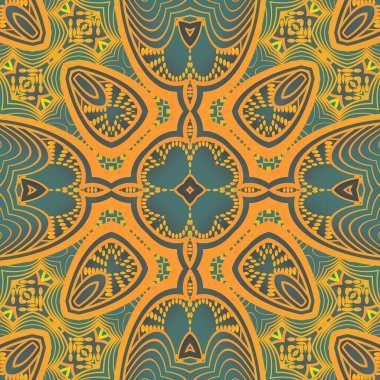 Güzel, pürüzsüz yeşil ve sarı renksiz desenli soyut arkaplan