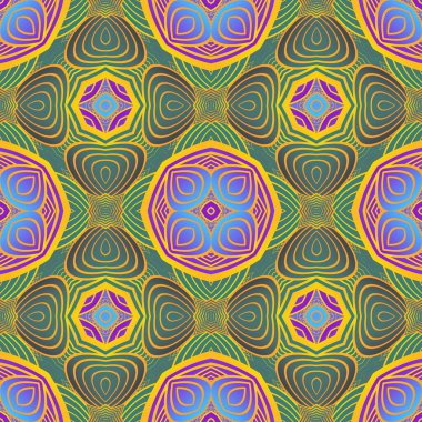 Güzel, pürüzsüz, soyut arka plan mavi, yeşil, pembe ve sarı altın rengi.