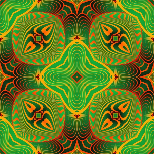 Krásné Oranžové Zelené Barvy Hladké Texturované Abstraktní Pozadí — Stockový vektor