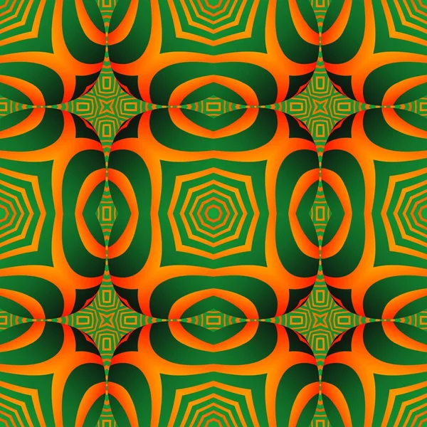 Hermoso Color Verde Anaranjado Sin Costuras Textura Fondo Abstracto — Archivo Imágenes Vectoriales