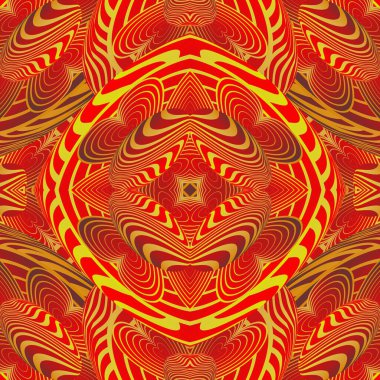 Güzel kırmızı ve altın sarısı, pürüzsüz desenli soyut arkaplan