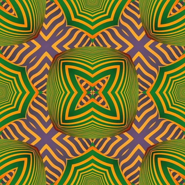 Schöne Nahtlose Strukturierte Abstrakte Hintergrund Grünen Lila Und Gelben Farben — Stockvektor