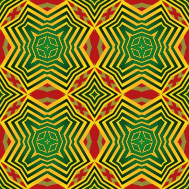 Güzel, pürüzsüz, soyut arka plan kırmızı, yeşil ve altın sarısı renklerde.