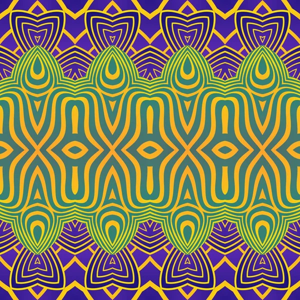 Seamless pattern with tribal aztec ornament. Vector illustration.