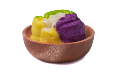 Gül süngeri denen tipik bir Endonezya yemeği.