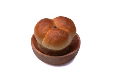 Çikolata dolu ekmek denilen tipik bir Endonezya yemeği.