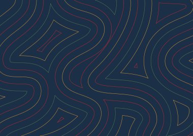 Topografi geçmişi. Özgeçmiş, kapak kitabı, broşür, pankart veya web sitesi için Contour çizgisi.