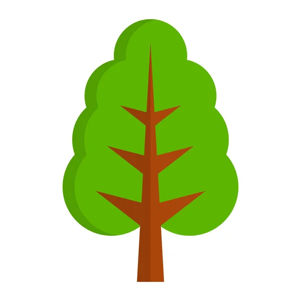 Ícone Árvore Natural Meio Ambiente Vetor Editável — Vetor de Stock