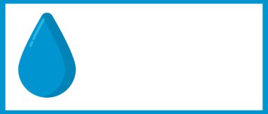 Sulu arka plan ve kopyalama alanı. Düzenlenebilir vektör. 