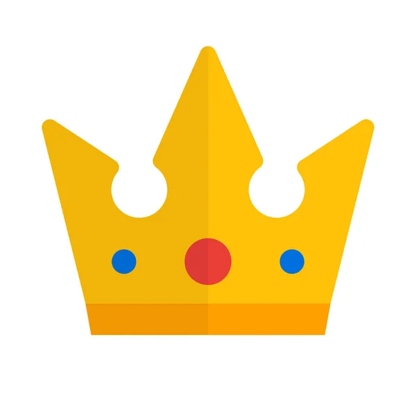 Luksusowa Ikona Korony Ikona Rankingu Królowie Królowie Wektor Edytowalny — Wektor stockowy