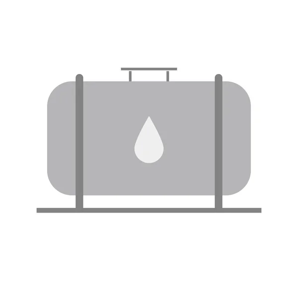 Значок Бензобака Значок Масляного Бака Природный Газ Нефть Хранение Сырой — стоковый вектор