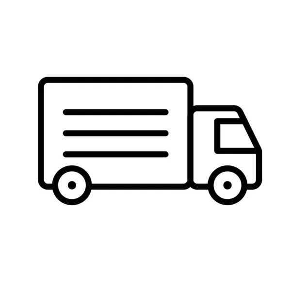 Track Symbol Logistik Und Transport Editierbarer Vektor — Stockvektor