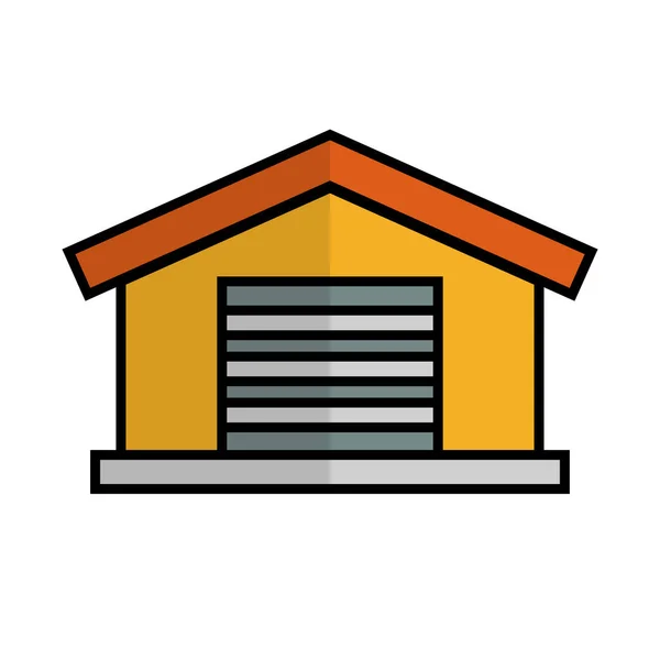 stock vector Modern warehouse icon. Storage. Editable vector.