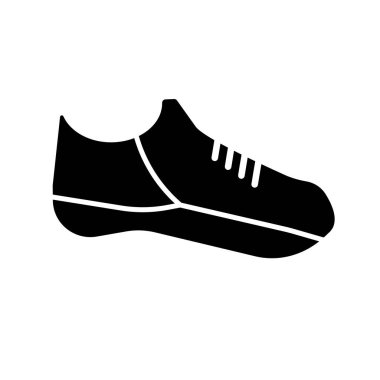 Shoe silhouette icon. Fashion item. Editable vector.