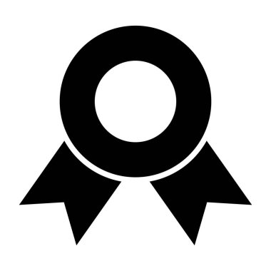 Badge silhouette icon. Award and prize. Special Offer. Editable vector.