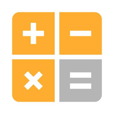 Calculation icon. Finance and accounting. Editable vector.