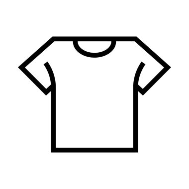 Tişört ikonu. Tişört ikonu. Düzenlenebilir vektör.