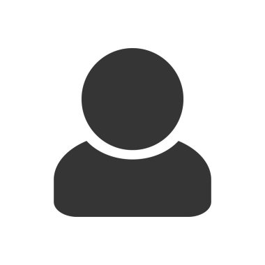 İnsanların siluet simgesi. Çalışan ya da üye ikonu. Düzenlenebilir vektör.