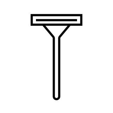 Disposable razor icon. Shaving. Editable vector.
