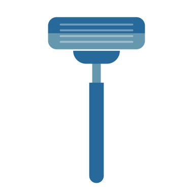 Flat design razor icon. Editable vector.