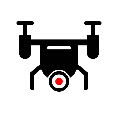 Drone unmanned vehicle icon. Editable vector.