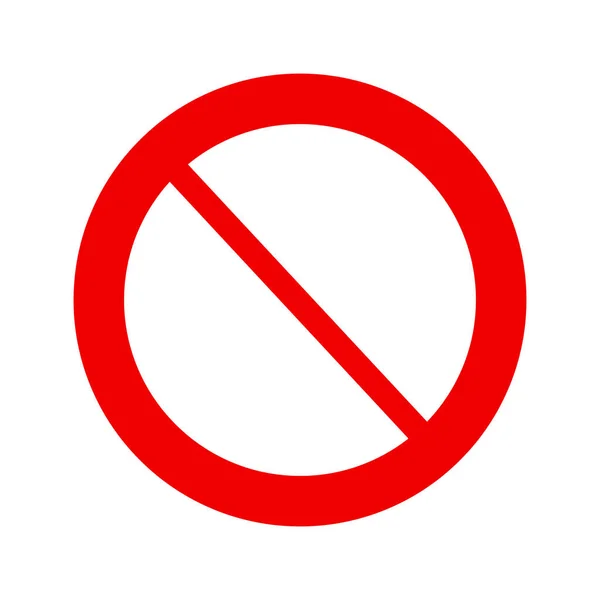 禁止的标志 限制或警告 可编辑矢量 — 图库矢量图片