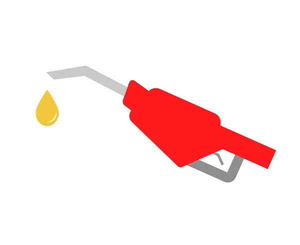 Gasoline Nozzles Fueling Nozzle Editable Vector — Stock Vector