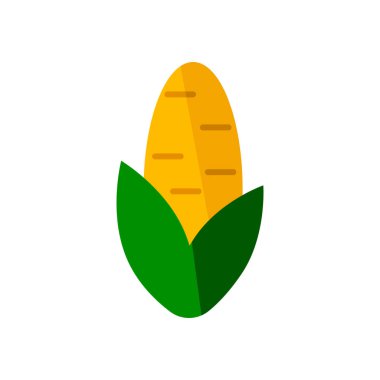 Tahıl mısır ikonu. Darı. Düzenlenebilir vektör.