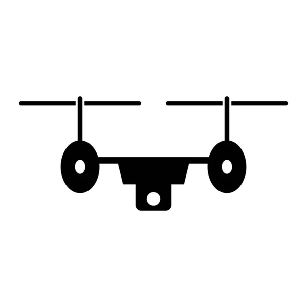 Drohnen Symbol Luftaufnahmen Editierbarer Vektor — Stockvektor