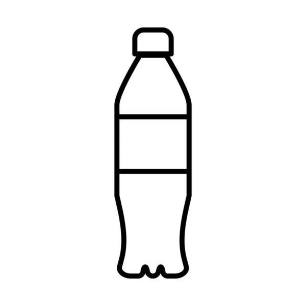 Pet Bottle Drink Bottle Editable Vector — Stock Vector