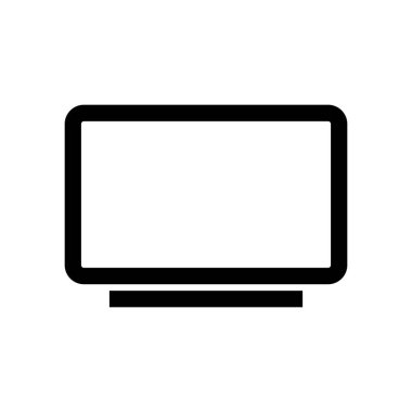 Basit bir Standalone TV ikonu. Düzenlenebilir vektör.