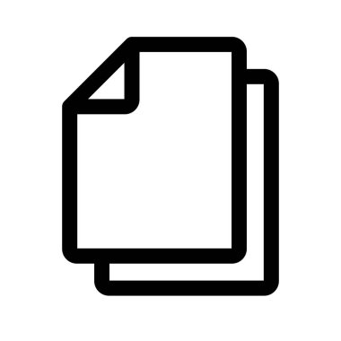 Dosya kopyası. Veri anlaşıldı. Yapıştır. Düzenlenebilir vektör.